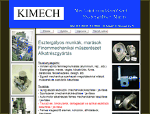 Tablet Screenshot of kimech.net